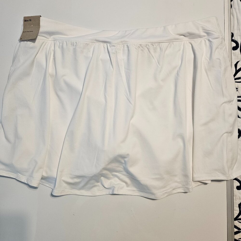 NWT Nike White Dri-Fit Slim Fit Skort Size XXL - Picture 9 of 11